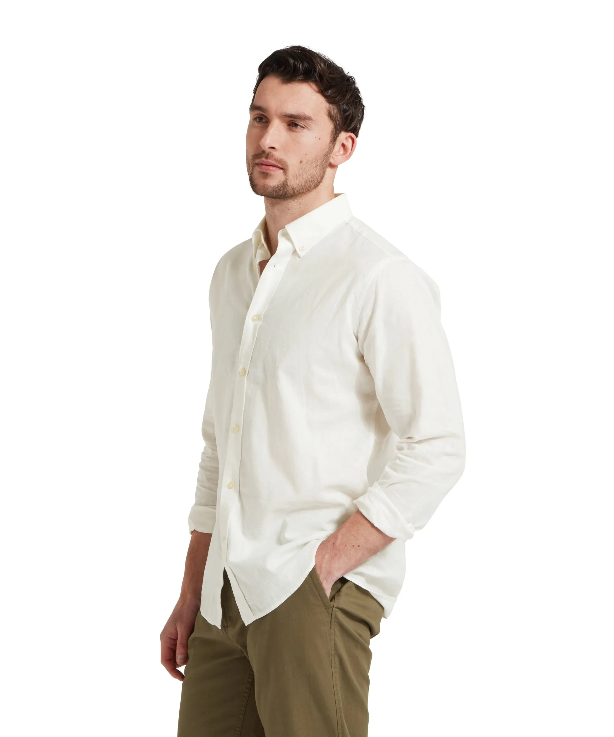 Walsingham Linen Shirt - White
