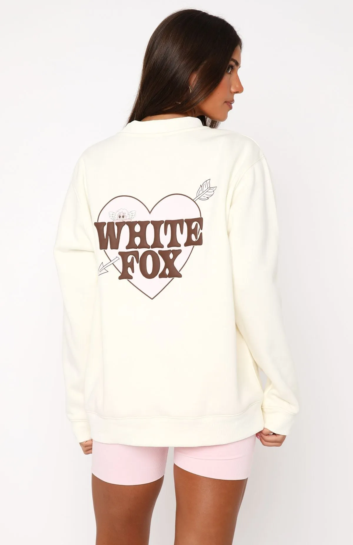 Want You For Life Oversized Sweater Cream