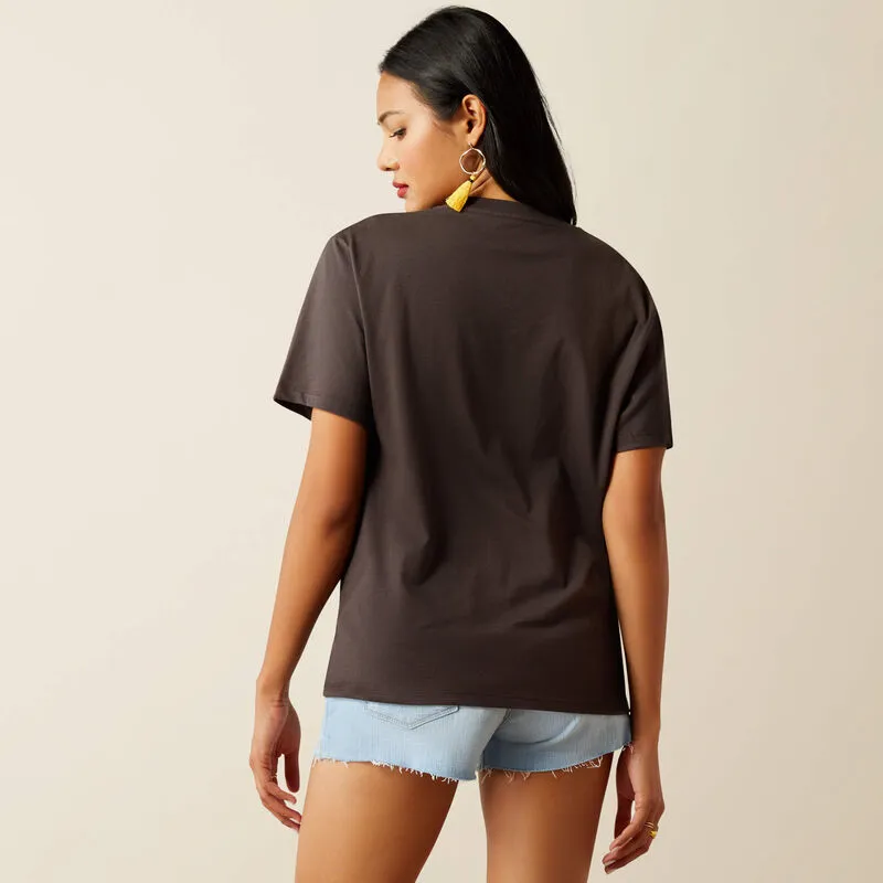 Women's Ariat No Roads Tee - Vintage Black