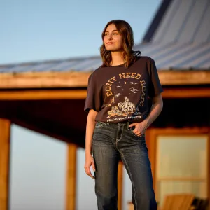 Women's Ariat No Roads Tee - Vintage Black