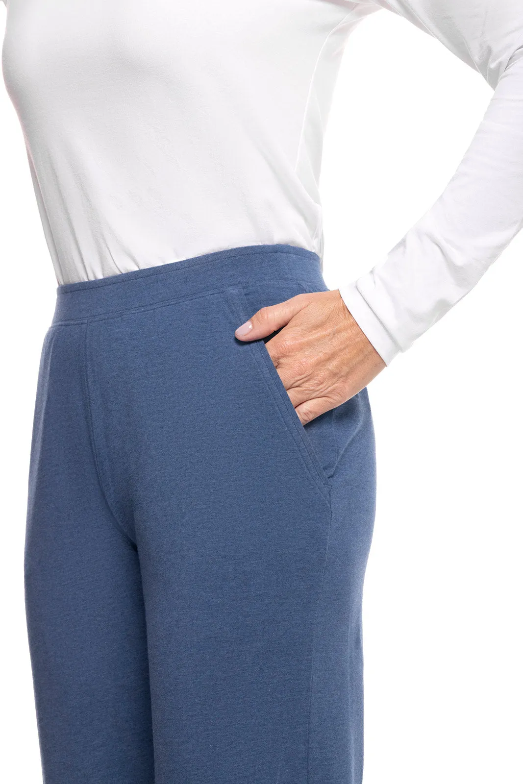 Women's Cafe Ruche Pants | Denim Blue Heather
