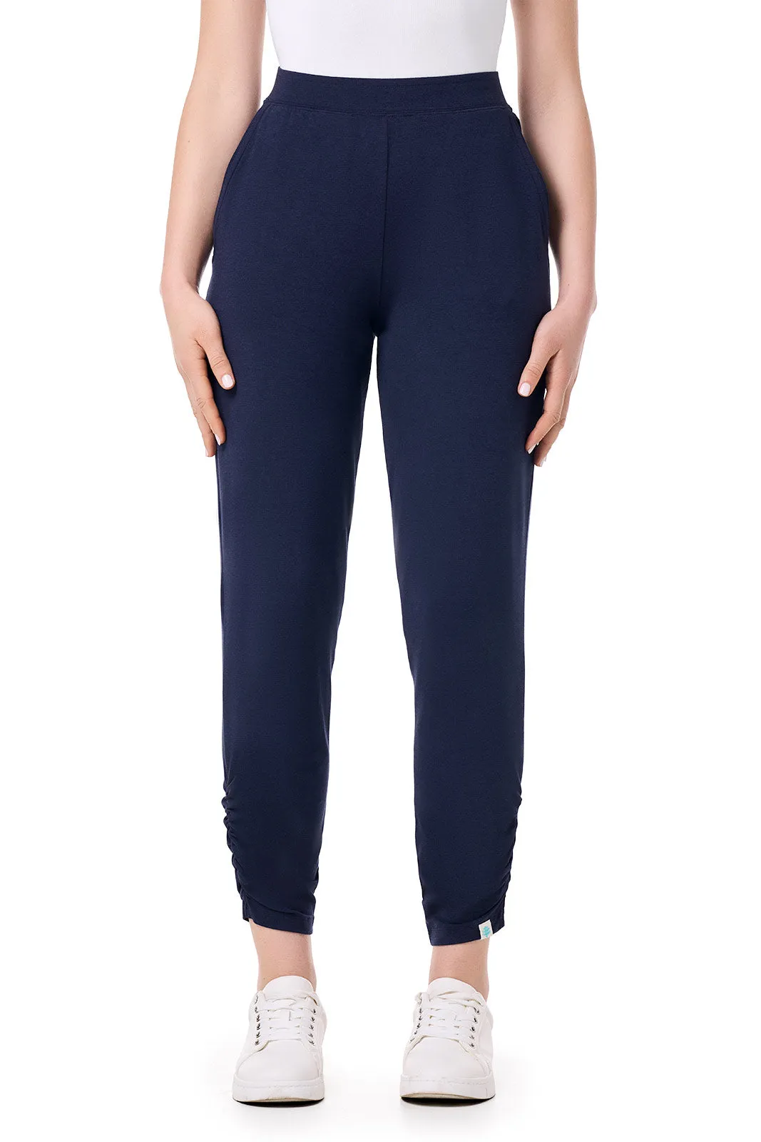 Women's Cafe Ruche Pants | Navy