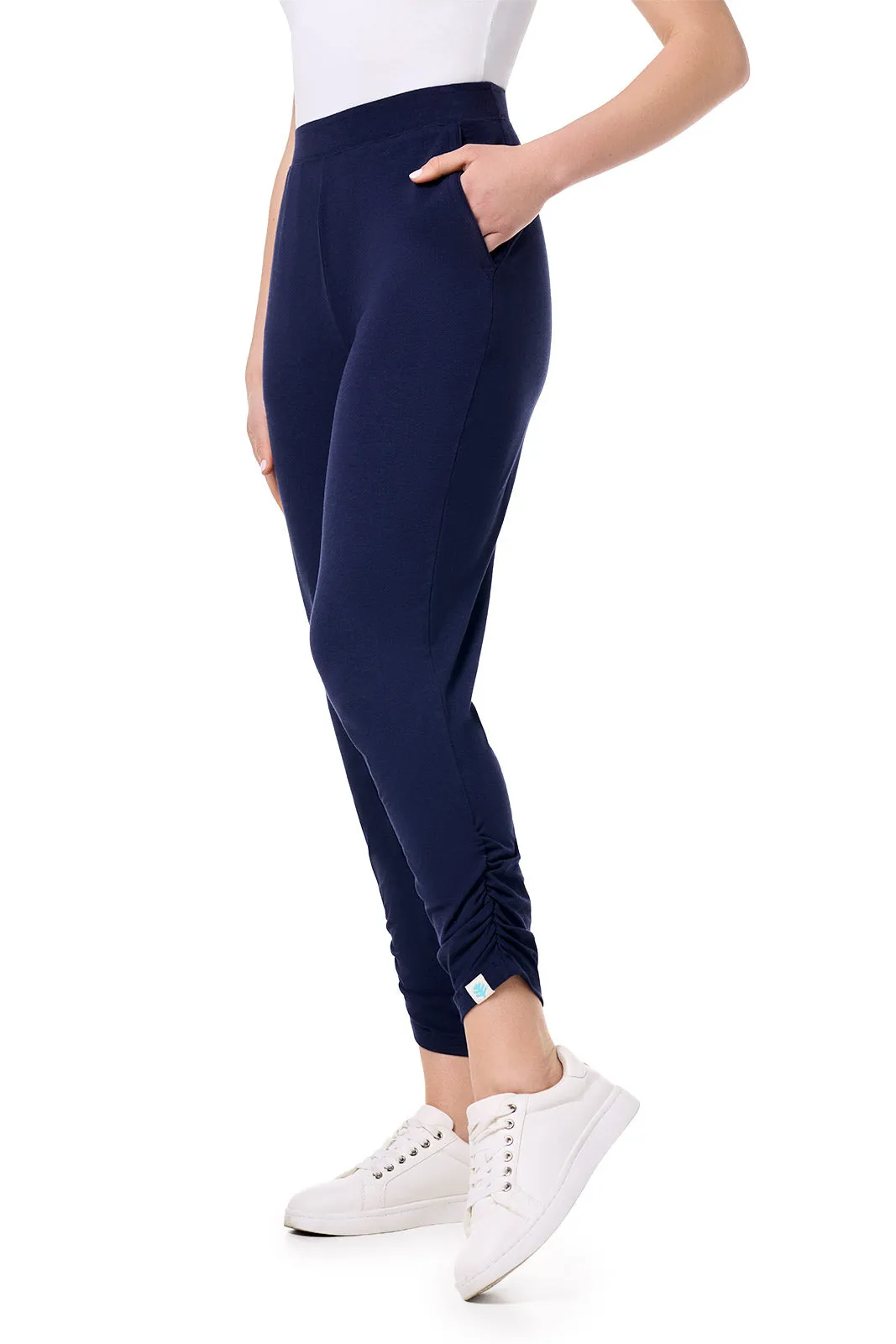Women's Cafe Ruche Pants | Navy