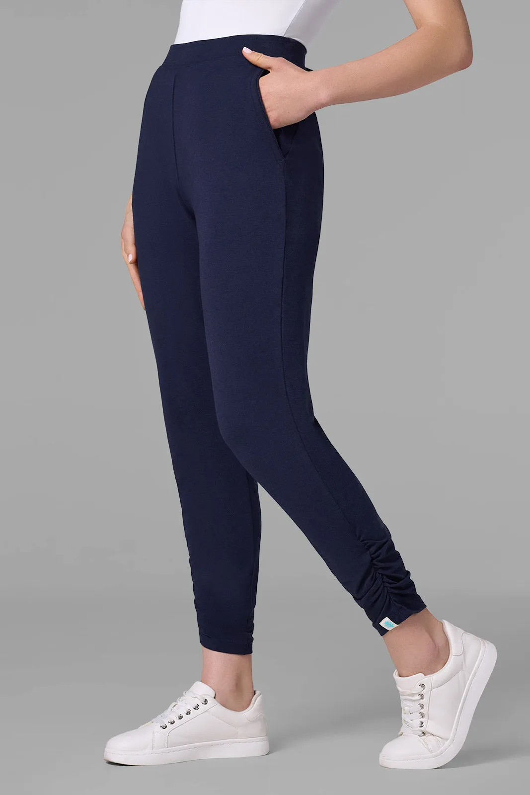 Women's Cafe Ruche Pants | Navy