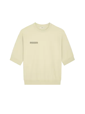 Womens DNA Double Jersey Short Sleeve Top—maitake beige