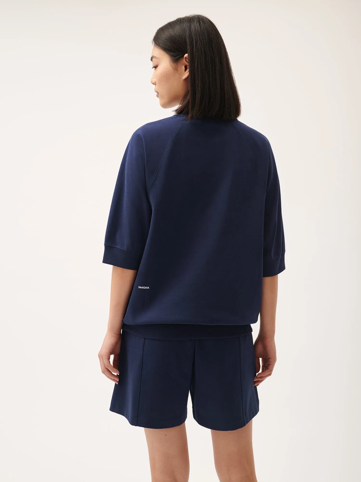 Womens DNA Double Jersey Short Sleeve Top—navy