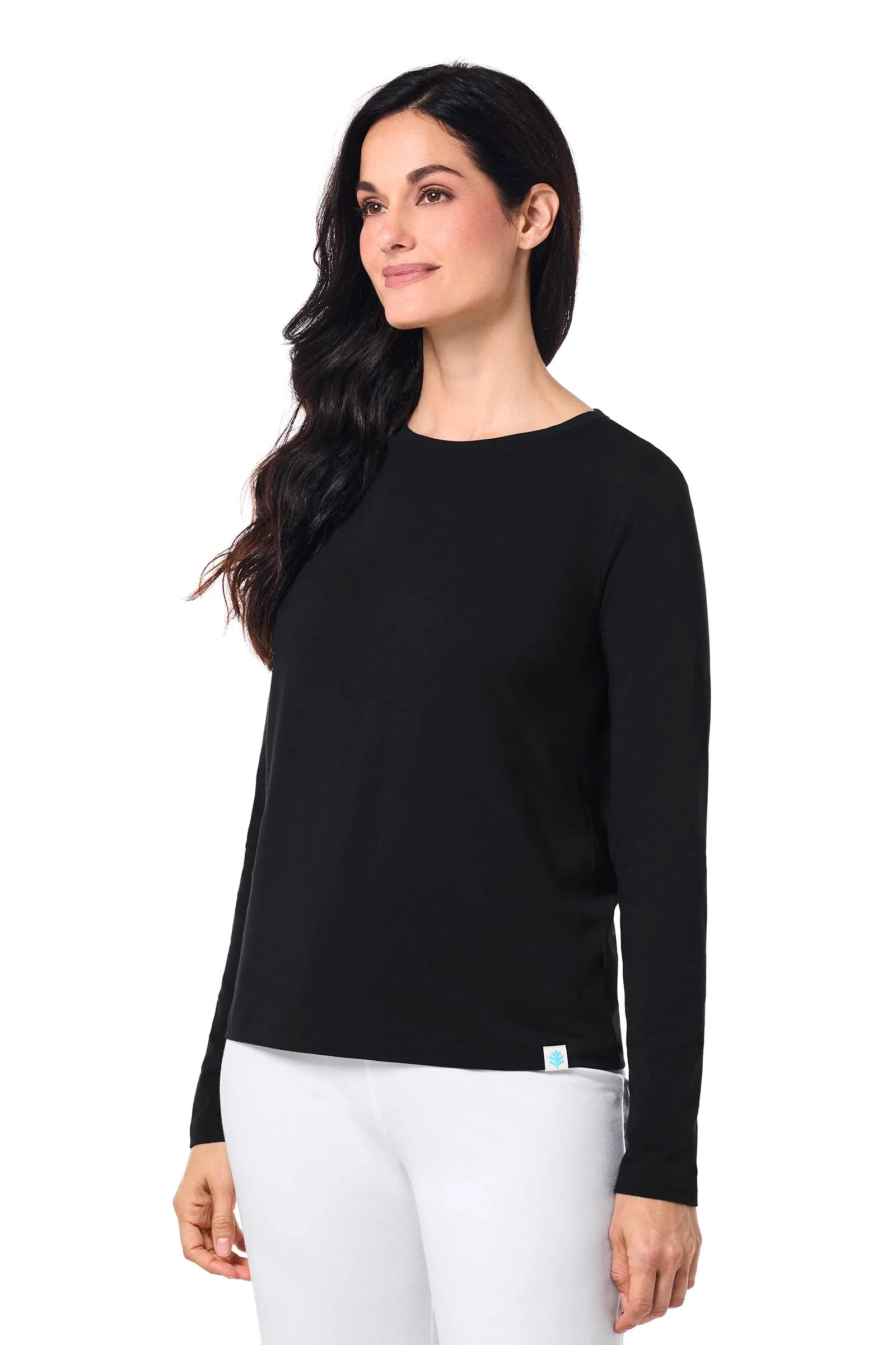 Women's Morada Everyday Long Sleeve T-Shirt | Black