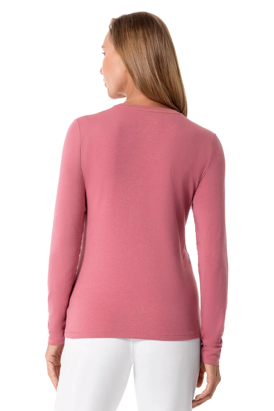 Women's Morada Everyday Long Sleeve T-Shirt | Terracotta Rose