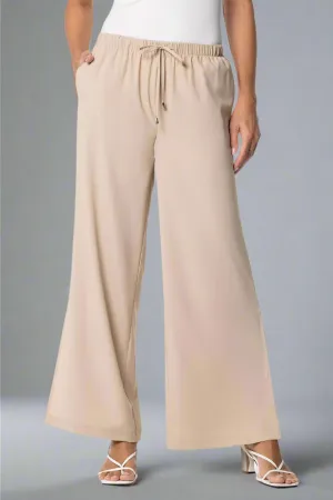 Women's Petra Wide Leg Pants | Pale Khaki