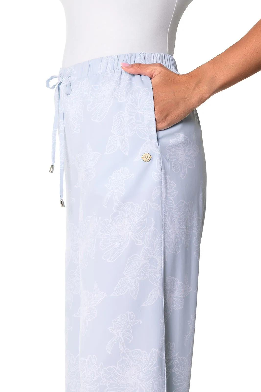 Women's Petra Wide Leg Pants | Skyride Perfect Peony