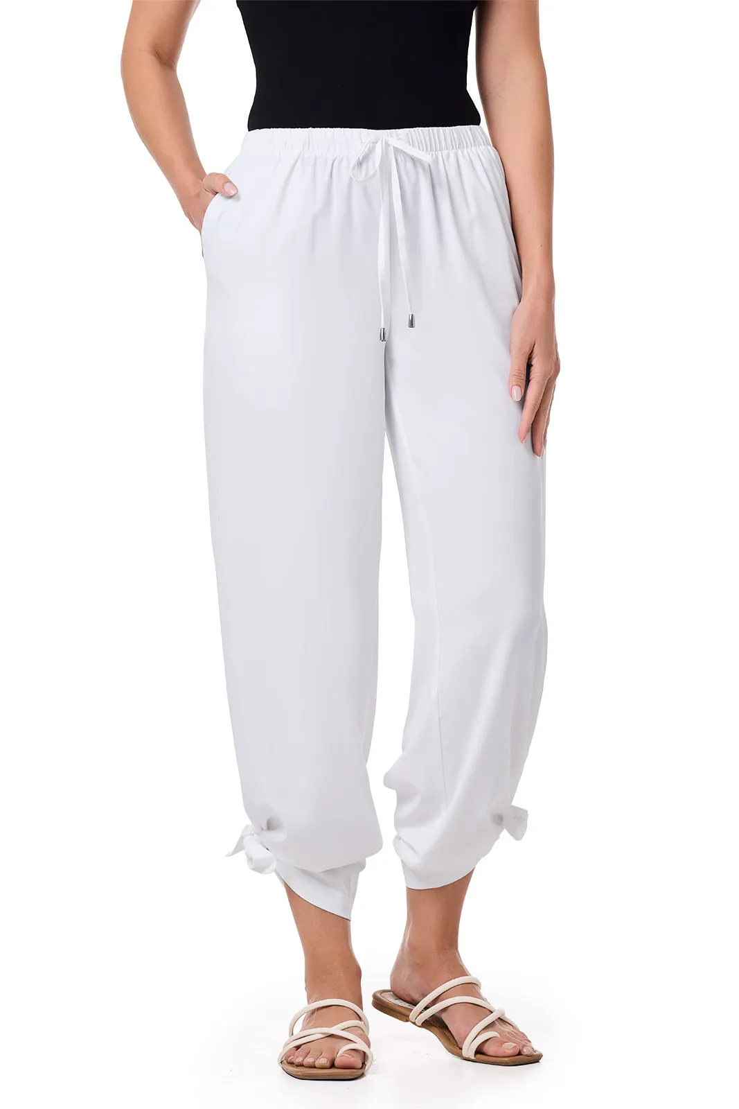 Women's Petra Wide Leg Pants | White