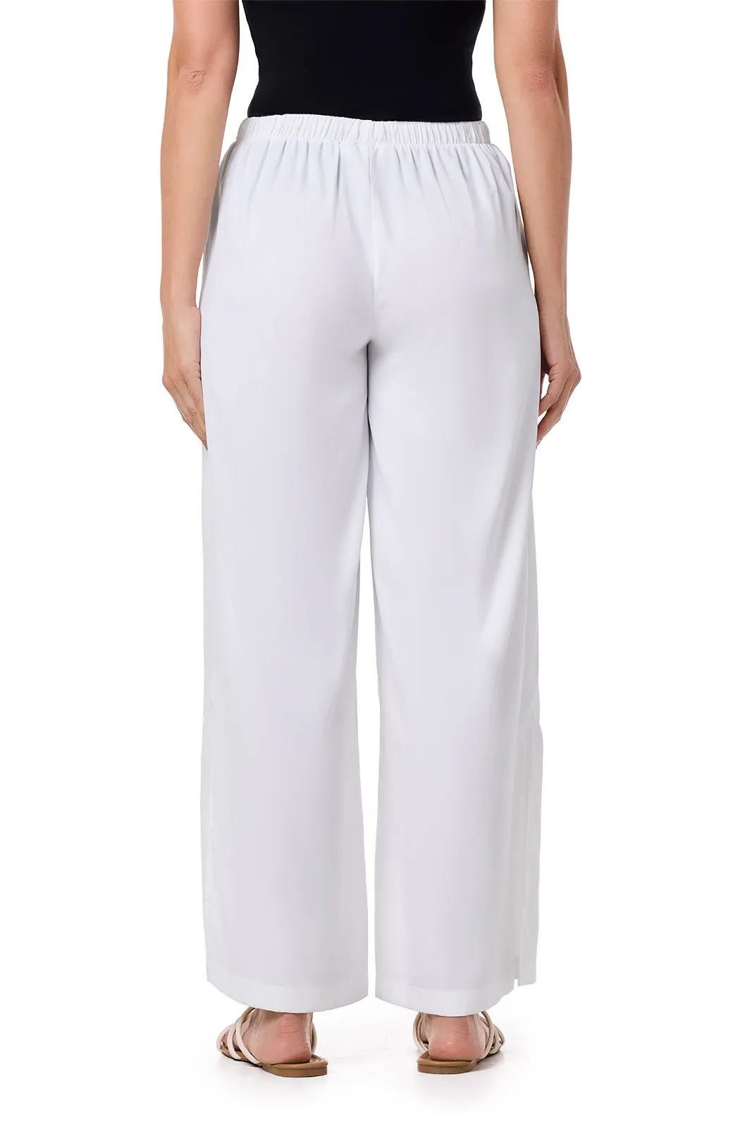 Women's Petra Wide Leg Pants | White