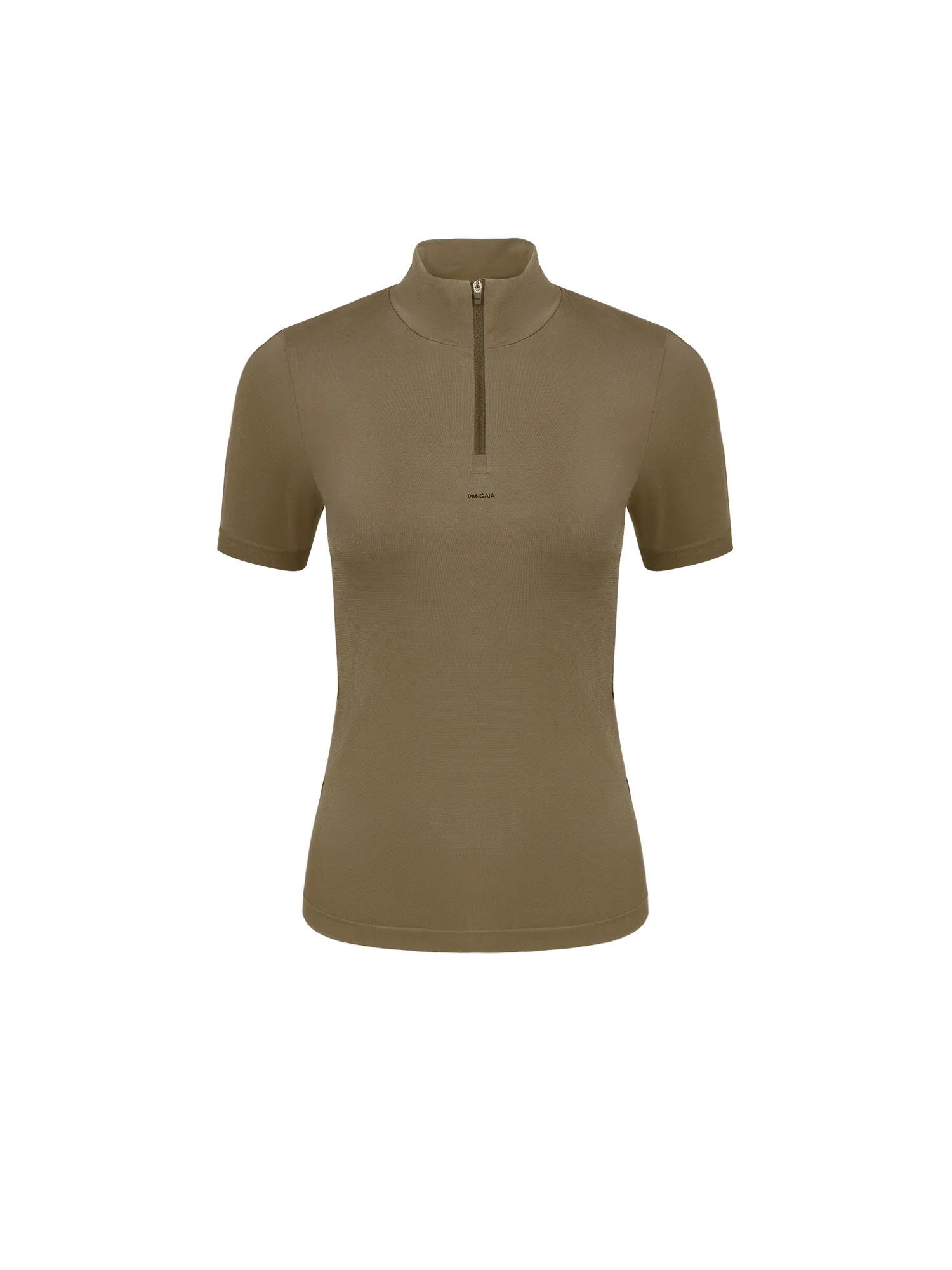 Women's Plant-Stretch Zipped Top—soil brown