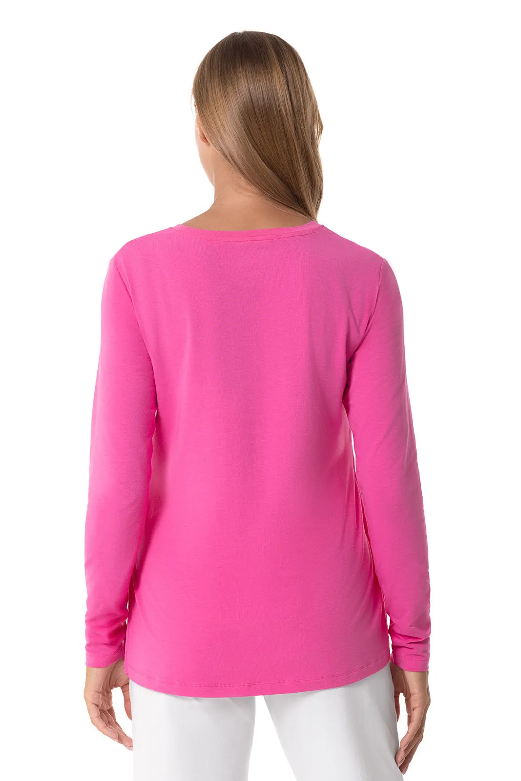 Women's Surf Side Slit Shirt | Tulip Pink