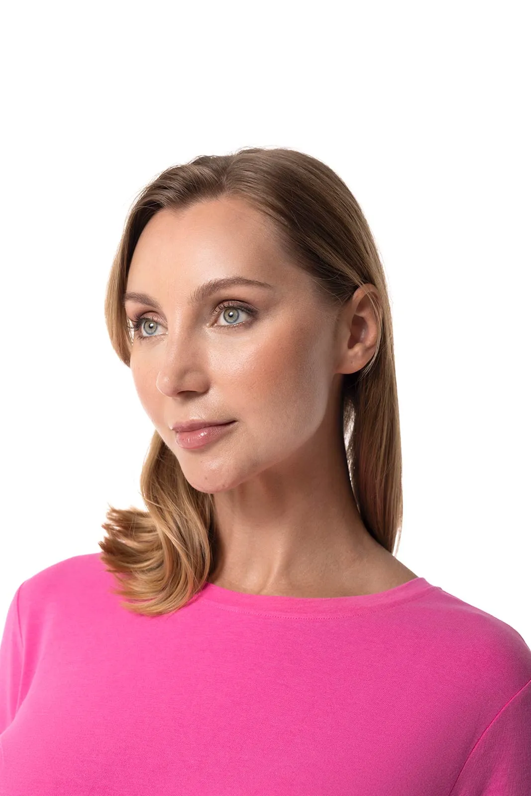 Women's Surf Side Slit Shirt | Tulip Pink