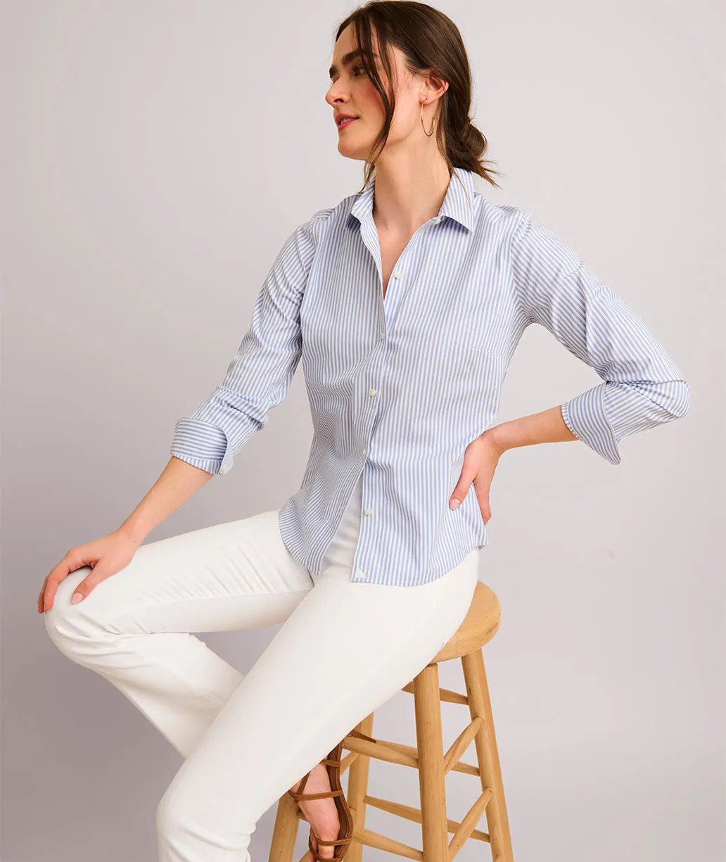 Wrinkle-Free Stretch Cotton Bella Shirt