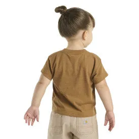 Youth Girls Short Sleeve Vehicle T-Shirt - Carhartt Brown